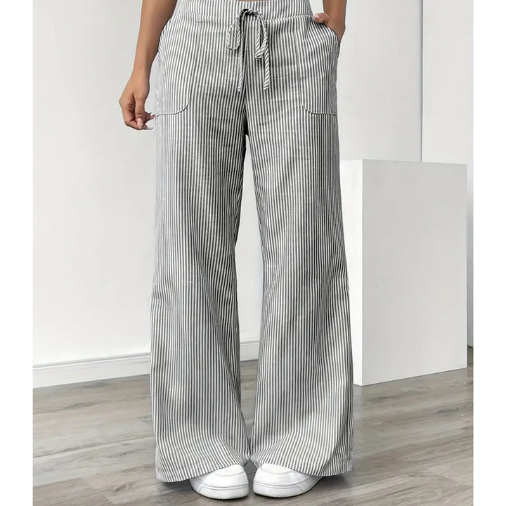 Amber™ | Gestreepte Broek Met Zakken