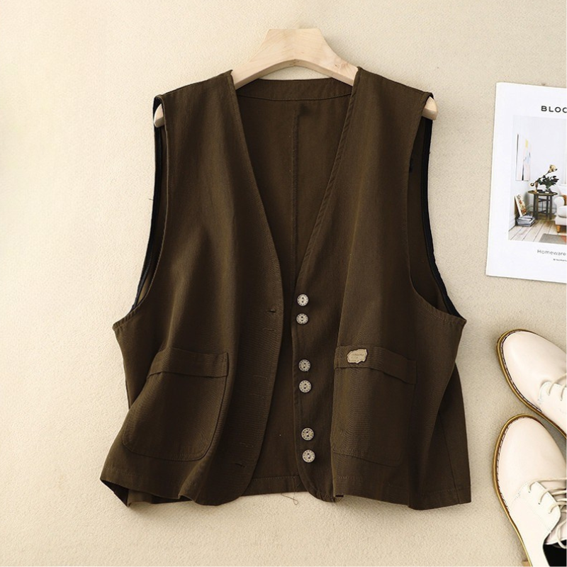 Margo™ | Ontspannen Knop Vest