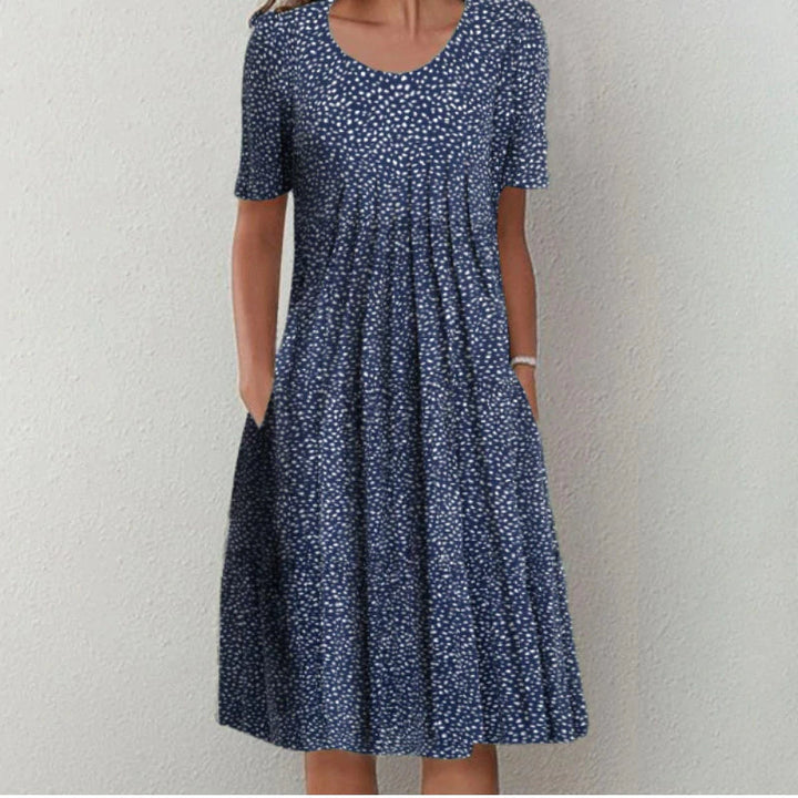 Gwendolyn™ | Stijlvolle en Casual Bloemenjurk met Zakjes
