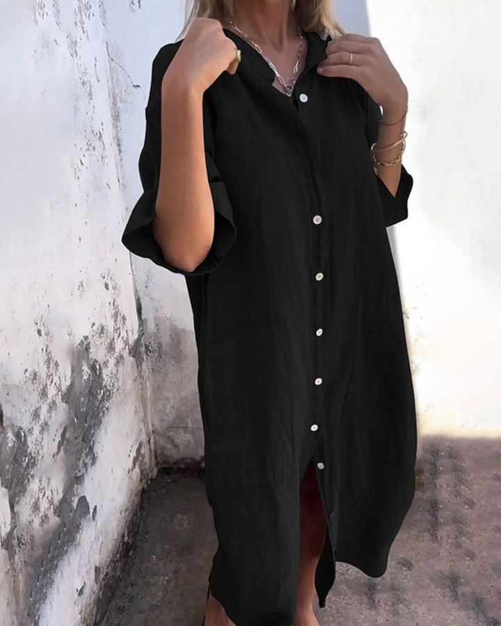 Valerie™ | Boho Shirt Jurk