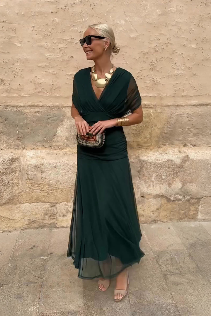 Alison™ | Elegante V-hals Fantasy Party Maxi Jurk