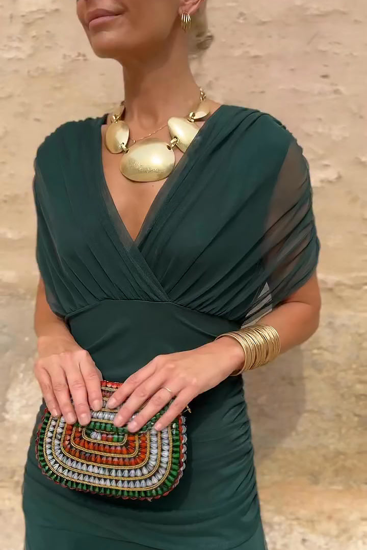 Alison™ | Elegante V-hals Fantasy Party Maxi Jurk