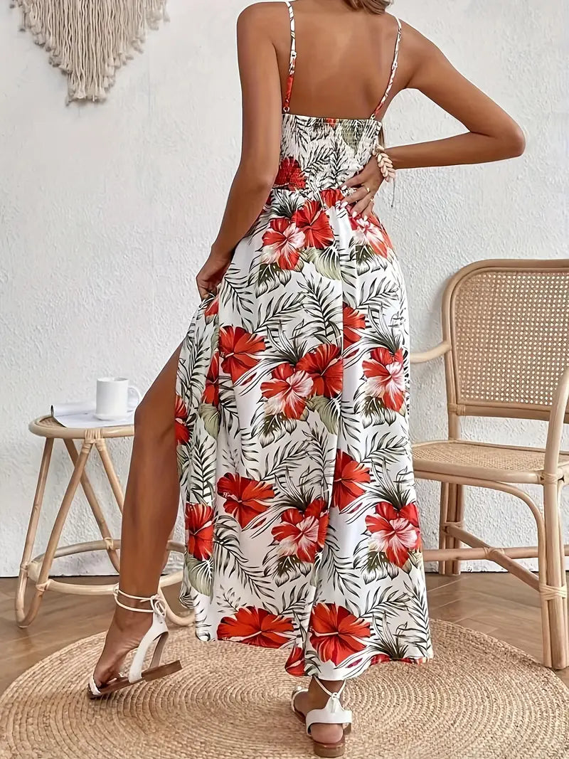 Colette | Dames Trouwen Gast Bloemen Midi Jurk Zomer 2026