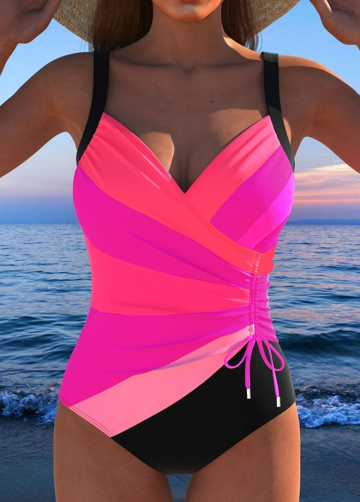 Violette | Dames Badpak met Buikcontrole en Print