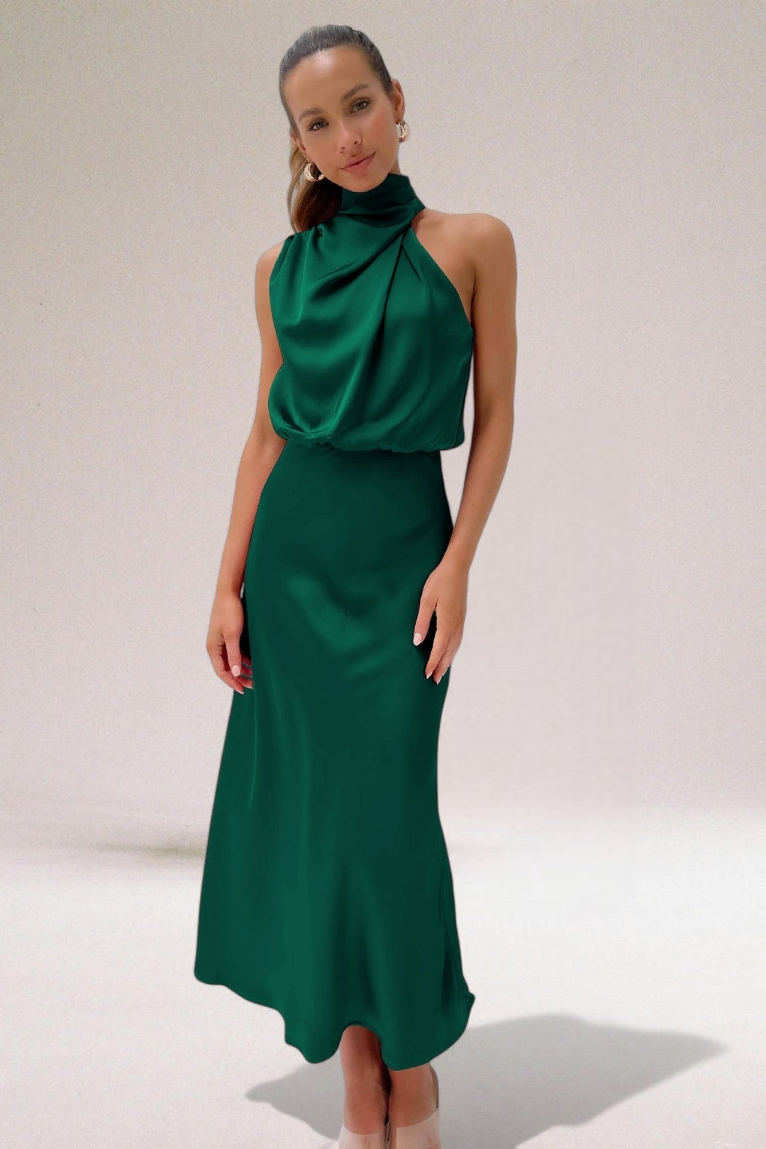 Giselle™ | Elegante Halter Nek Jurk