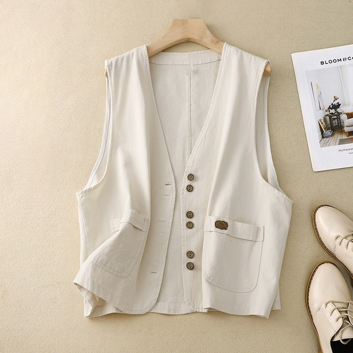 Margo™ | Ontspannen Knop Vest
