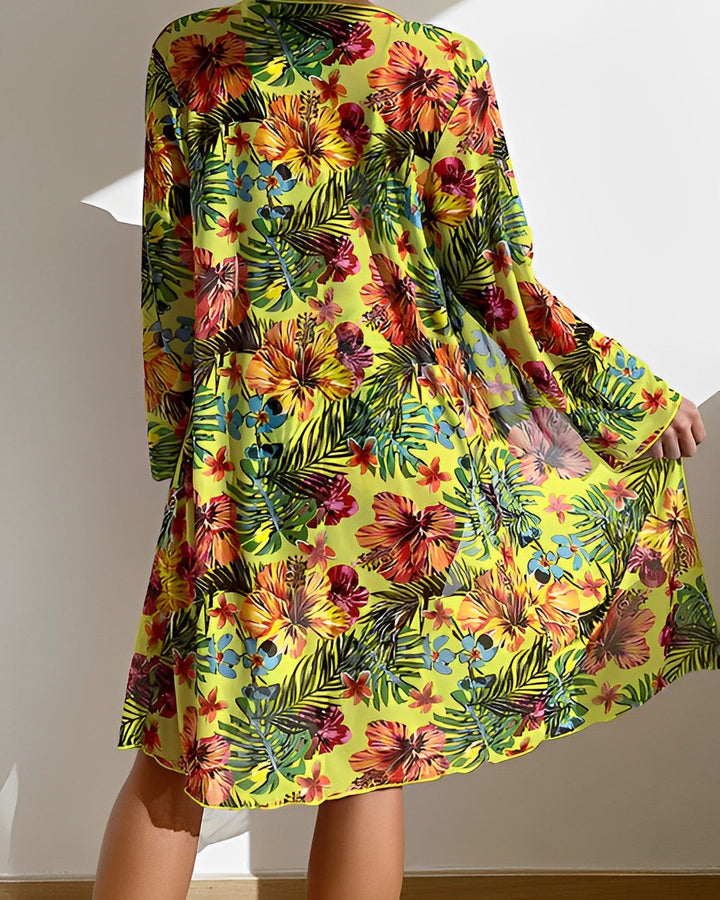 Juanita™ | Tropisch Afdruk Bikini Set met Cover-Up
