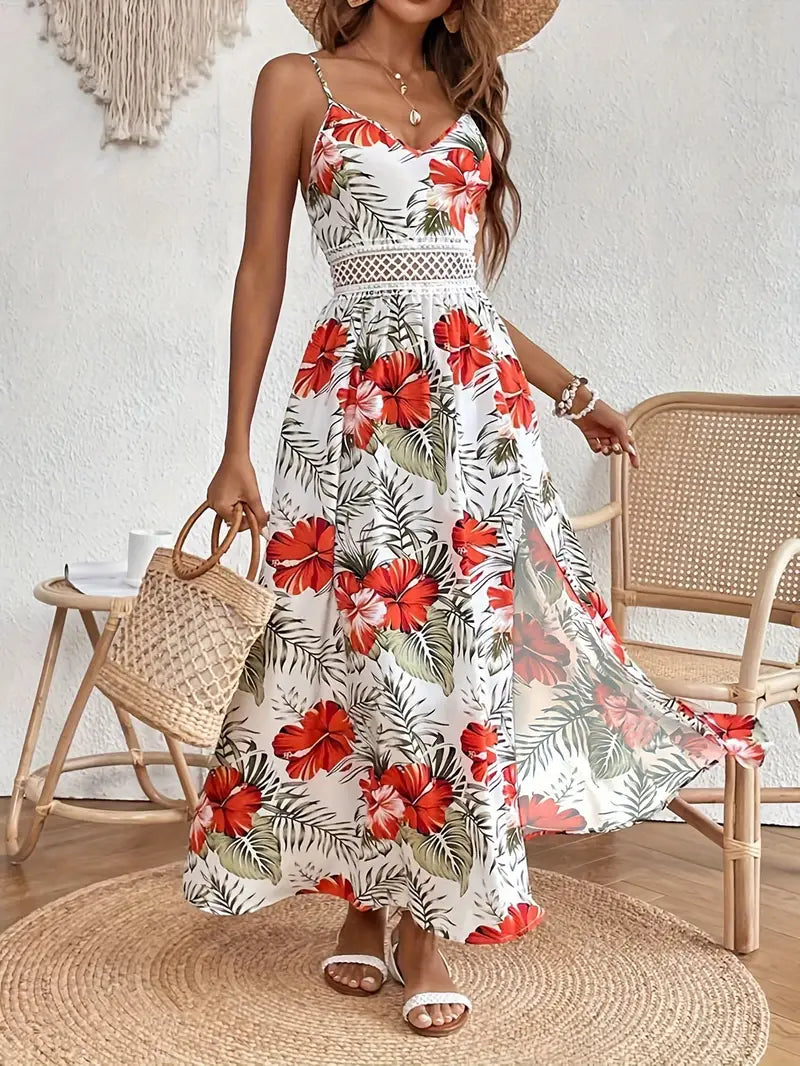 Colette | Dames Trouwen Gast Bloemen Midi Jurk Zomer 2026