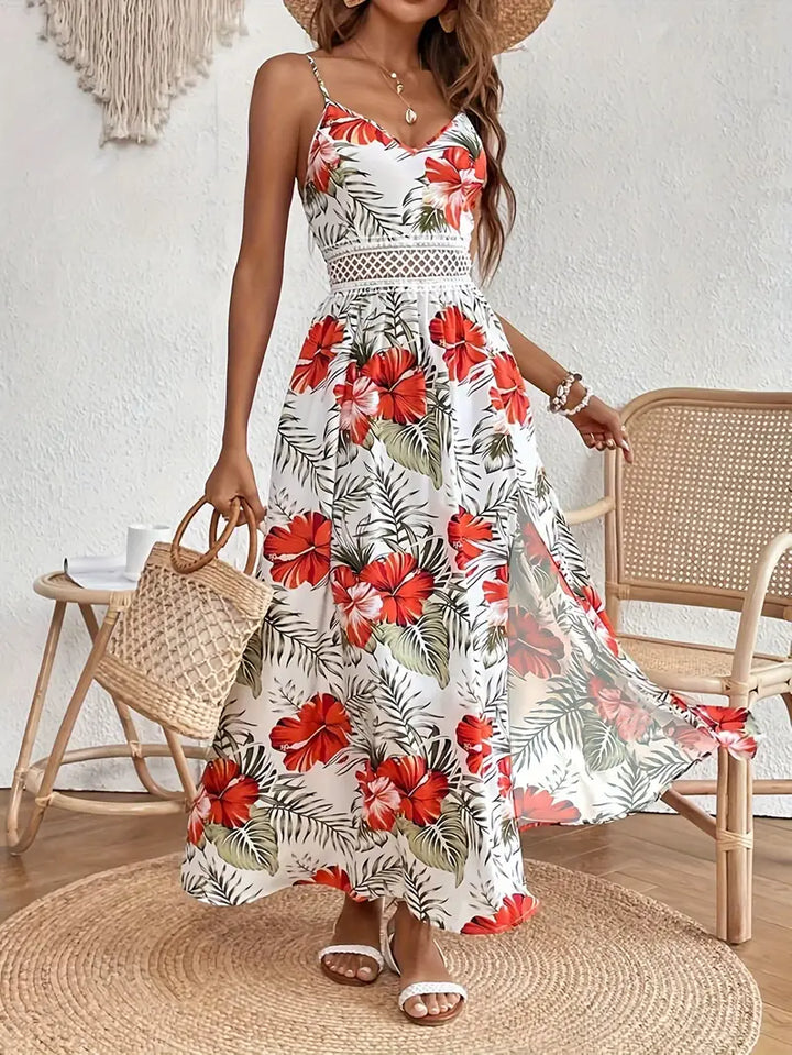 Colette | Dames Trouwen Gast Bloemen Midi Jurk Zomer 2026