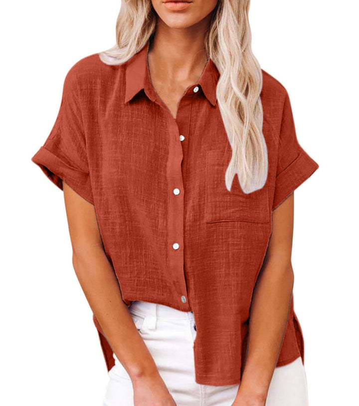 Claudia™ | Lichtgewicht Shirt met Voorzak