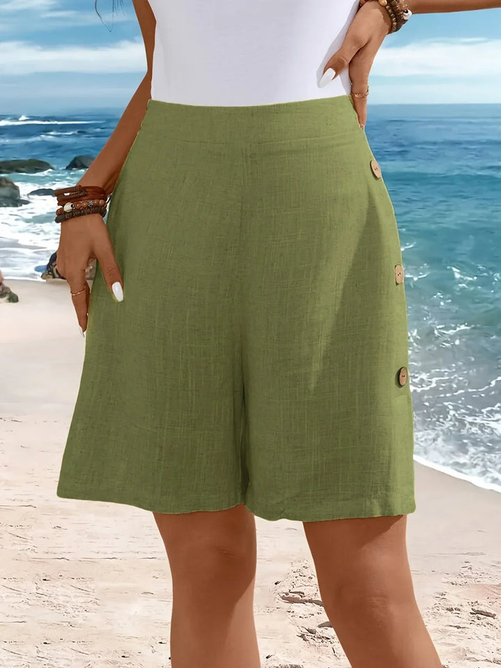 Whitney™ | Comfortabele Shorts Met Knopen