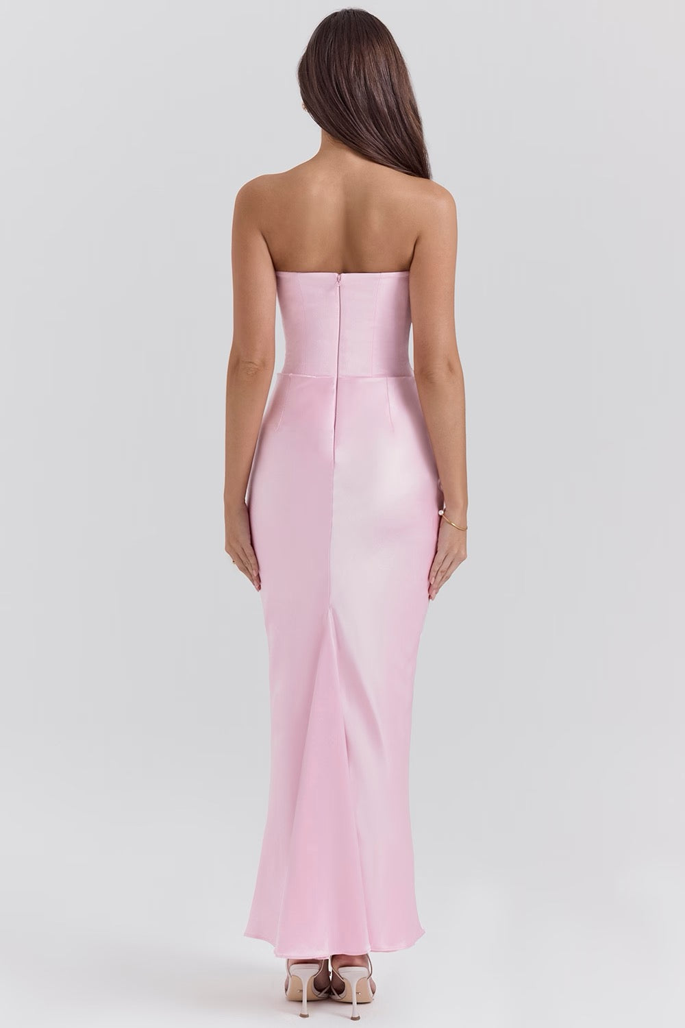Camellia | Dames Trouwen Gasten Kanten Strapless Jurk Avond