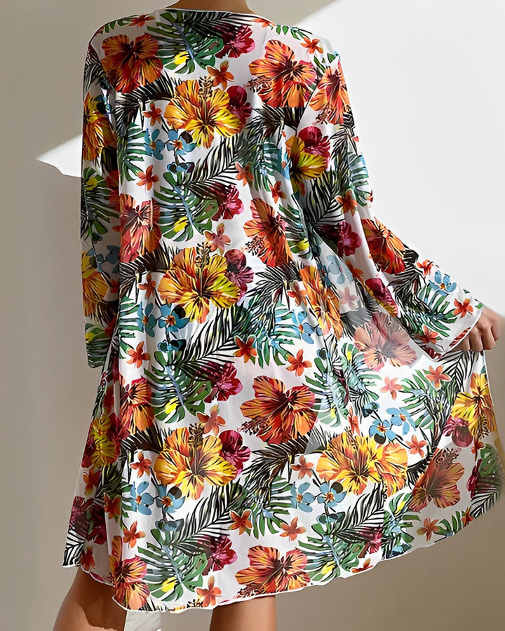 Juanita™ | Tropisch Afdruk Bikini Set met Cover-Up