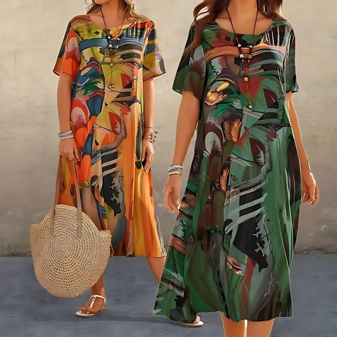 Colora™ | Elegante Bloemenjurk