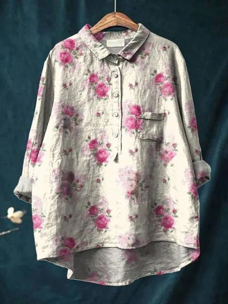 Monette™ | Bloes met Bloemenprint