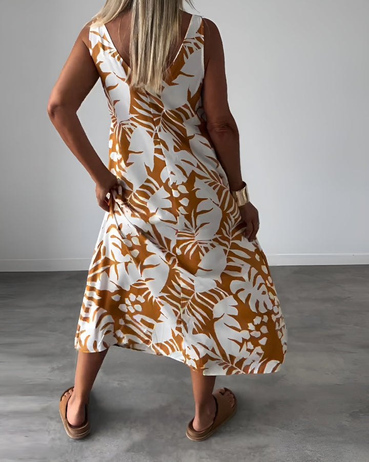 Felicity | Dames Mouwloze Drapé Elegante Jurk Avond