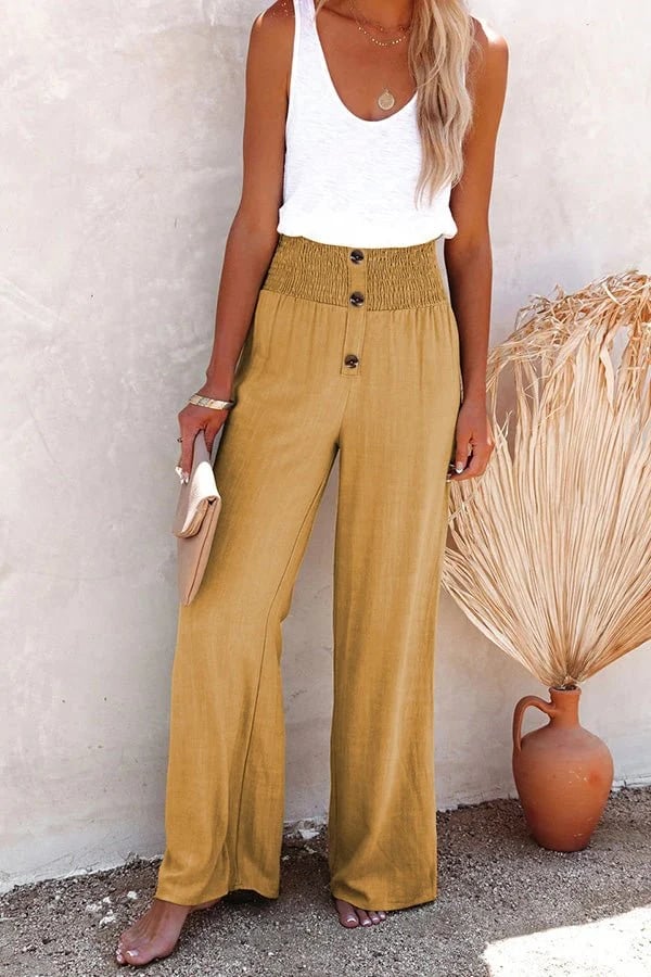 Sharon™ | Comfortabele Hoge Taille Broek