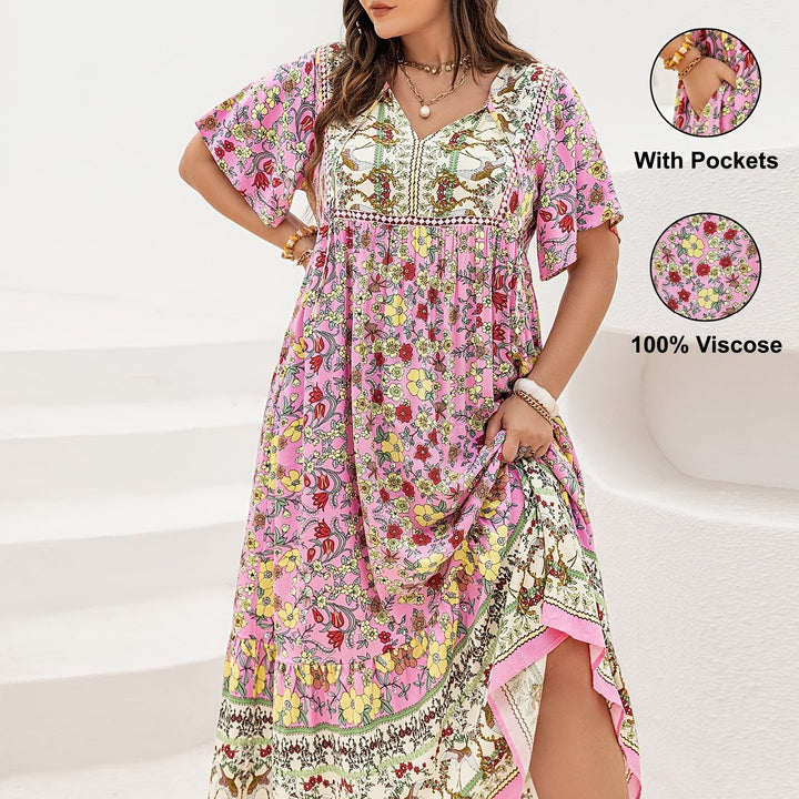 Isla™ - Boho Viscose Pocket Dress