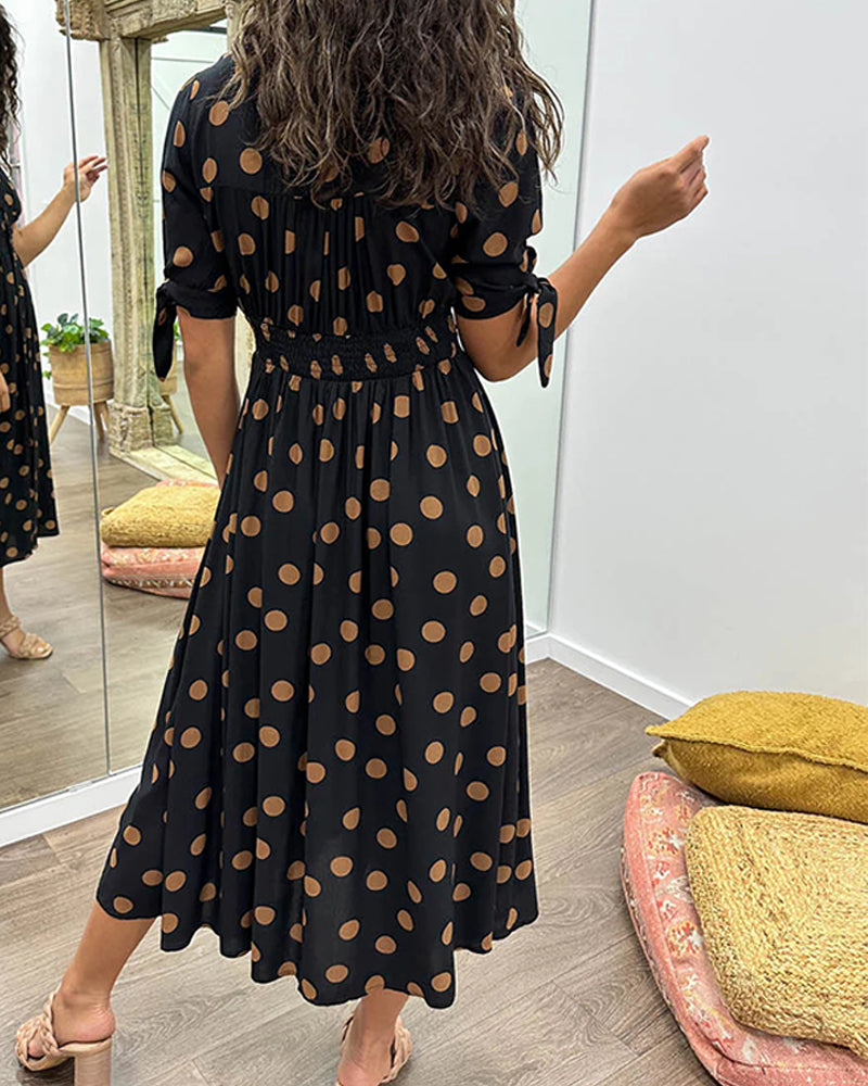 Bailey™ | Elegante Polka Dot Jurk