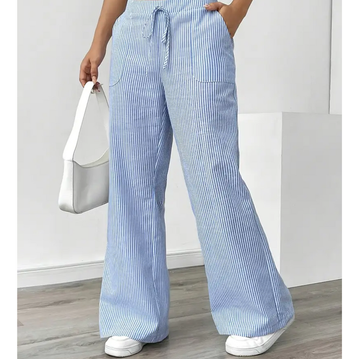 Amber™ | Gestreepte Broek Met Zakken