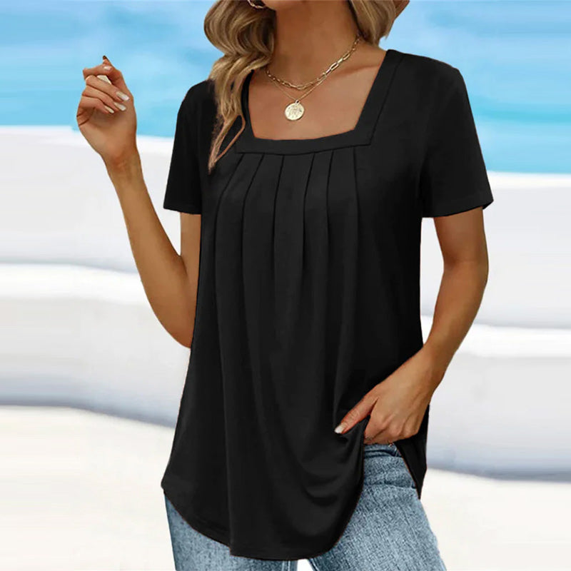 Athena | Geplooide Zomerblouse