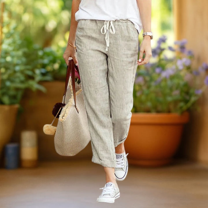 Noa | Hoge Taille Enkelbroeken