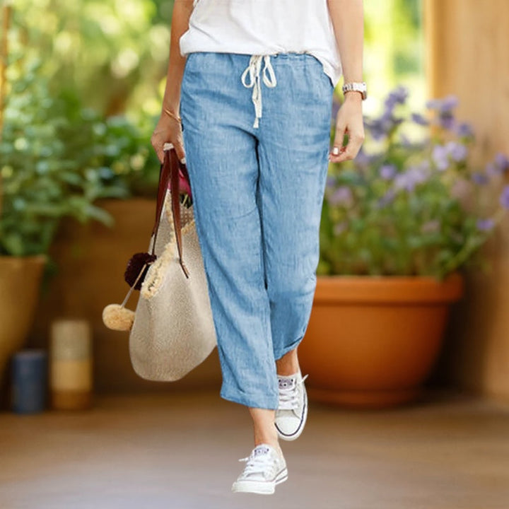Noa | Hoge Taille Enkelbroeken
