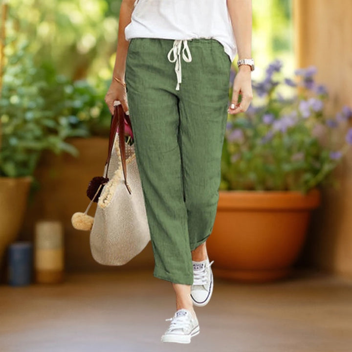 Noa | Hoge Taille Enkelbroeken