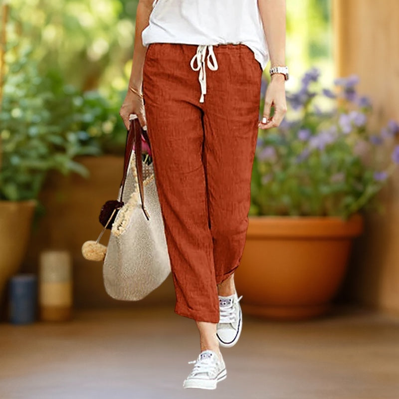 Noa | Hoge Taille Enkelbroeken