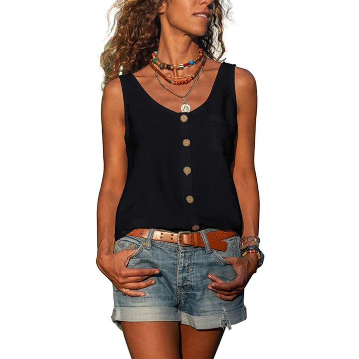 Gwen™ | Casual Mouwloos Top met Losse Pasvorm