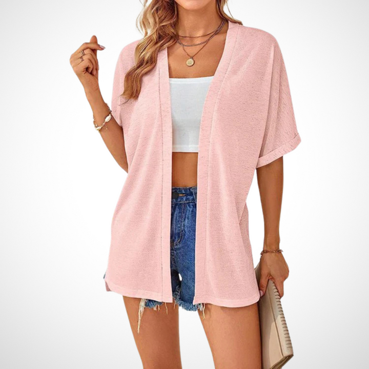 Ruth™ | Stijlvolle Vloeiende Korte Mouwen Cardigan