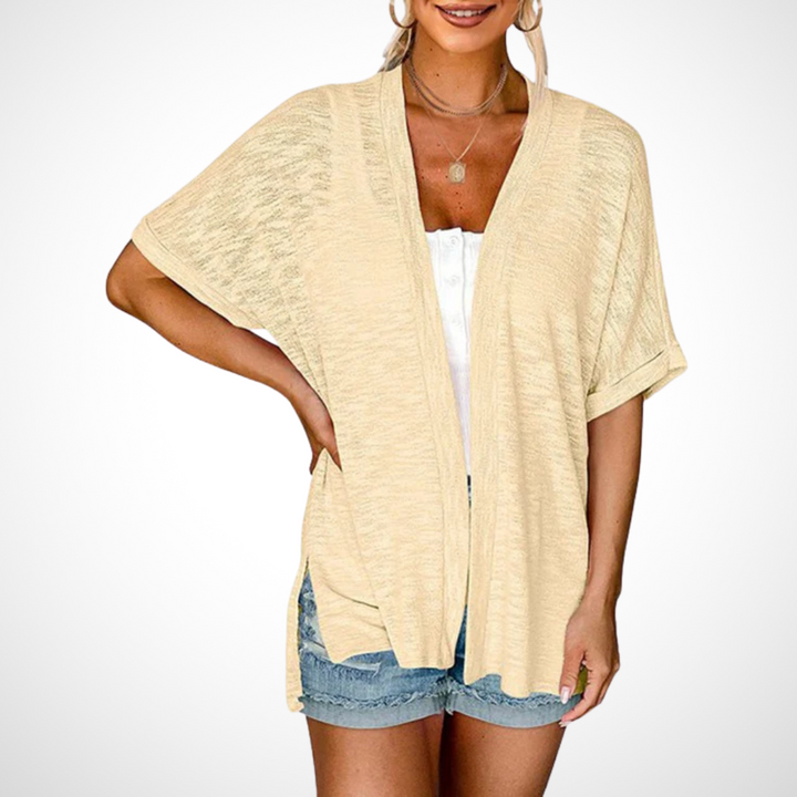 Ruth™ | Stijlvolle Vloeiende Korte Mouwen Cardigan