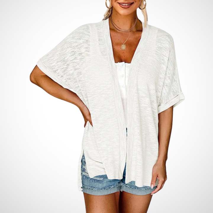 Ruth™ | Stijlvolle Vloeiende Korte Mouwen Cardigan