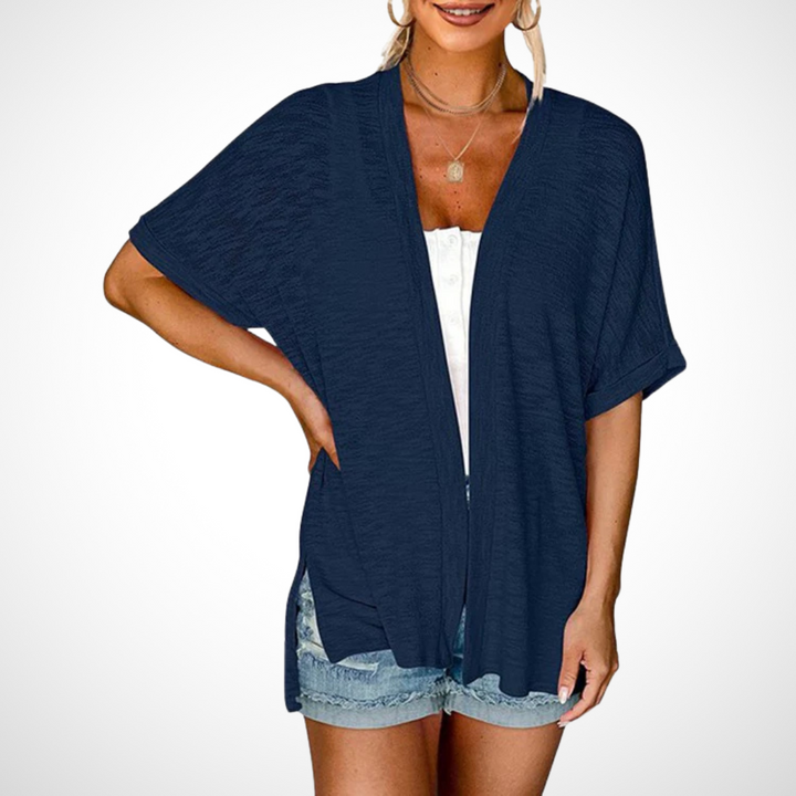 Ruth™ | Stijlvolle Vloeiende Korte Mouwen Cardigan