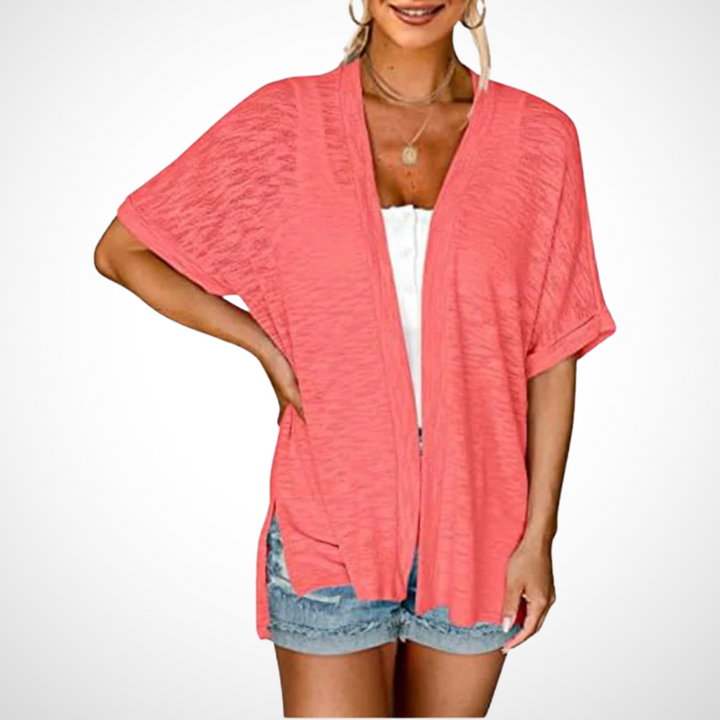 Ruth™ | Stijlvolle Vloeiende Korte Mouwen Cardigan