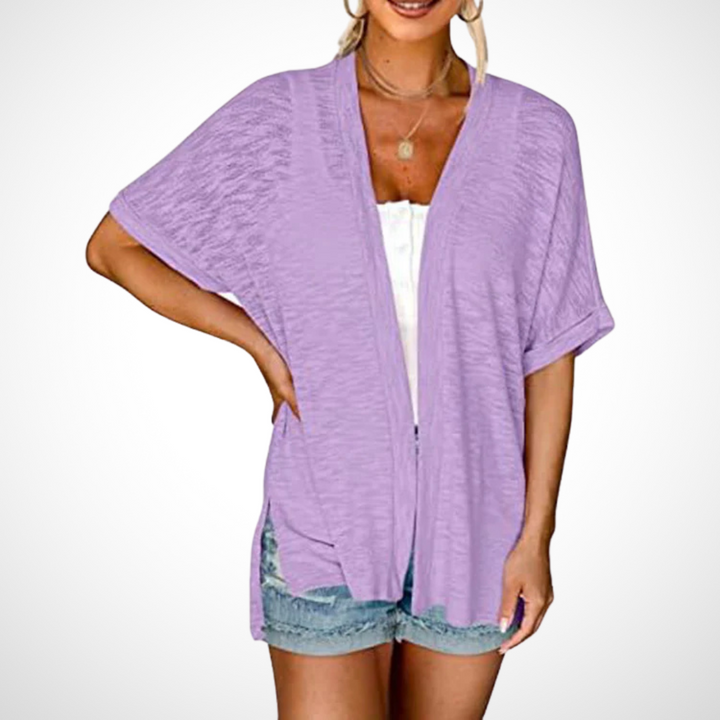 Ruth™ | Stijlvolle Vloeiende Korte Mouwen Cardigan