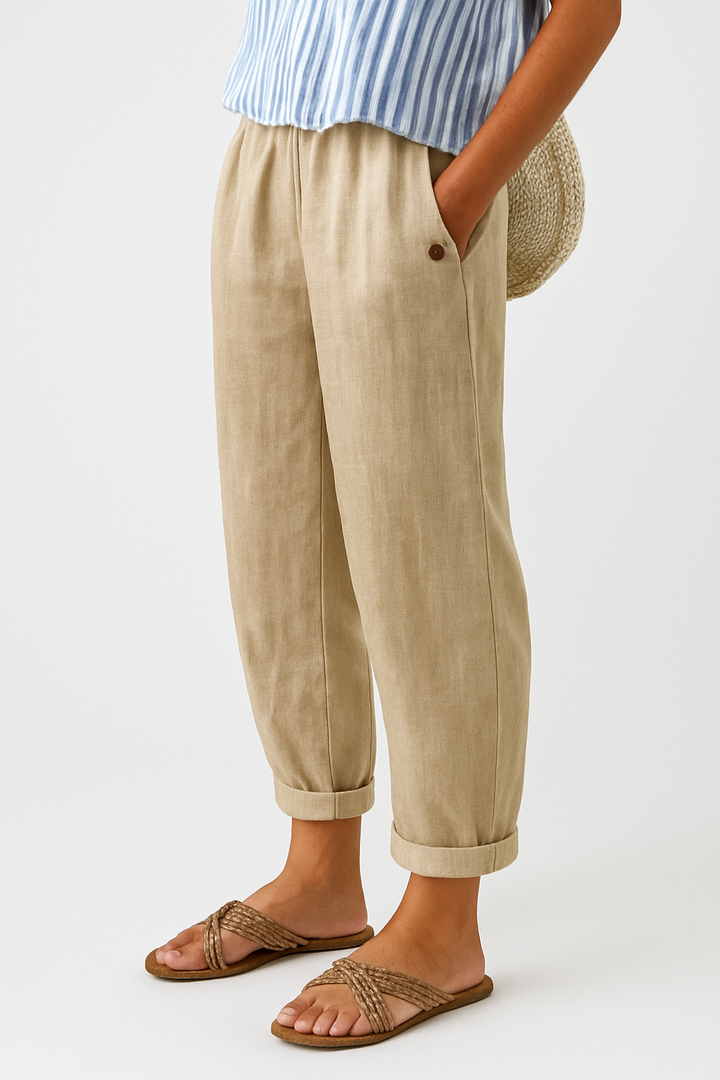 Wanda™ | Stijlvolle Broek Met Zakken Aan De Zijkant