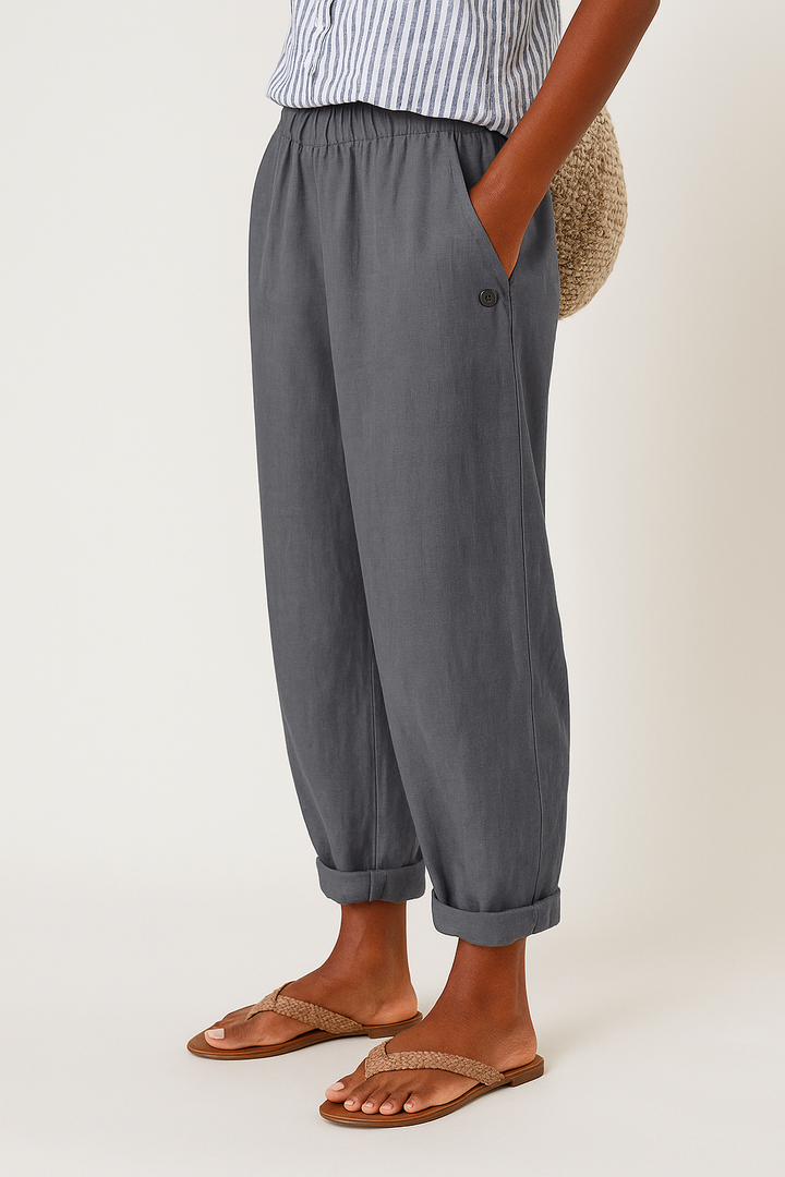 Wanda™ | Stijlvolle Broek Met Zakken Aan De Zijkant