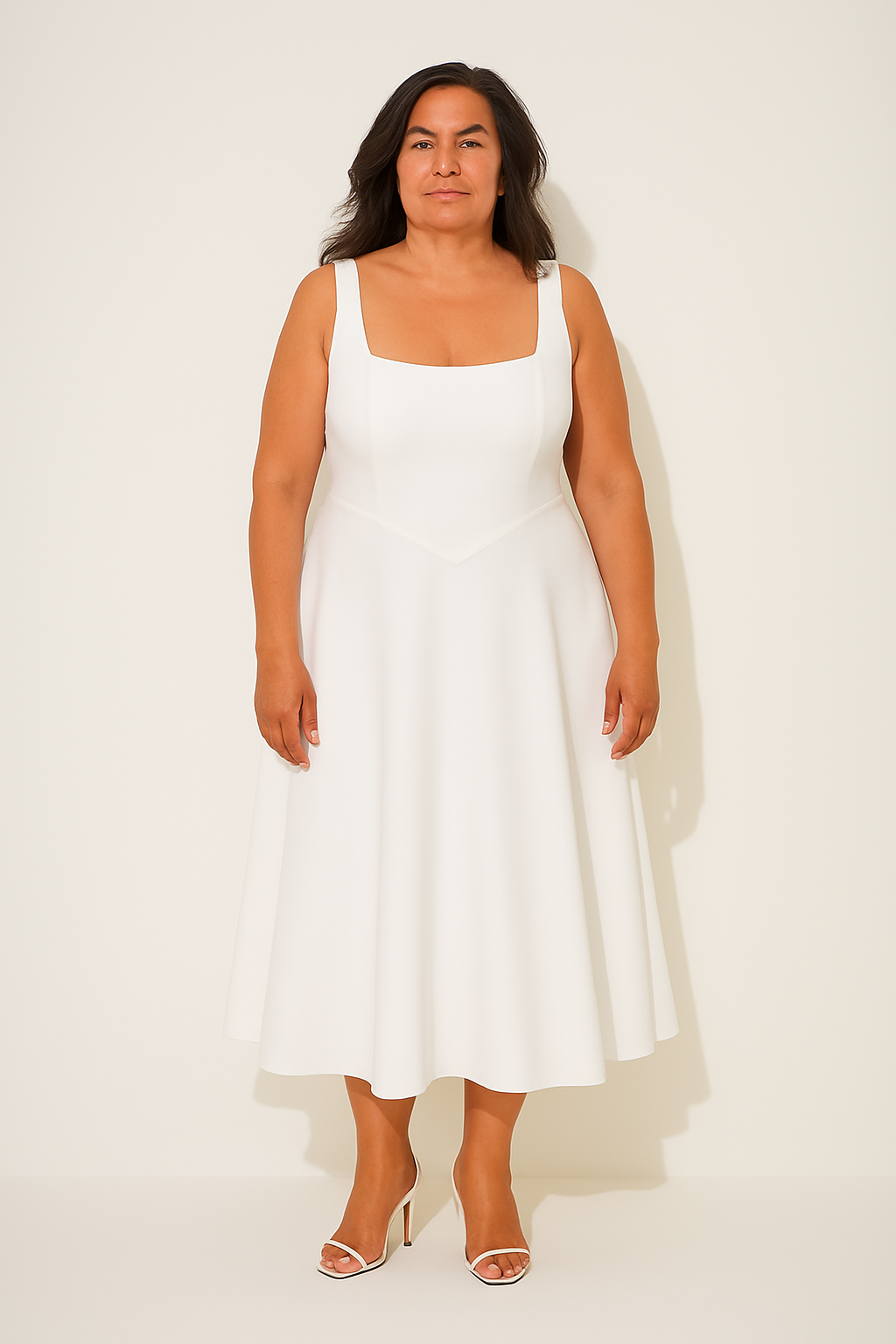 Angela™ | Tijdloze Vloeiende Midi-jurk