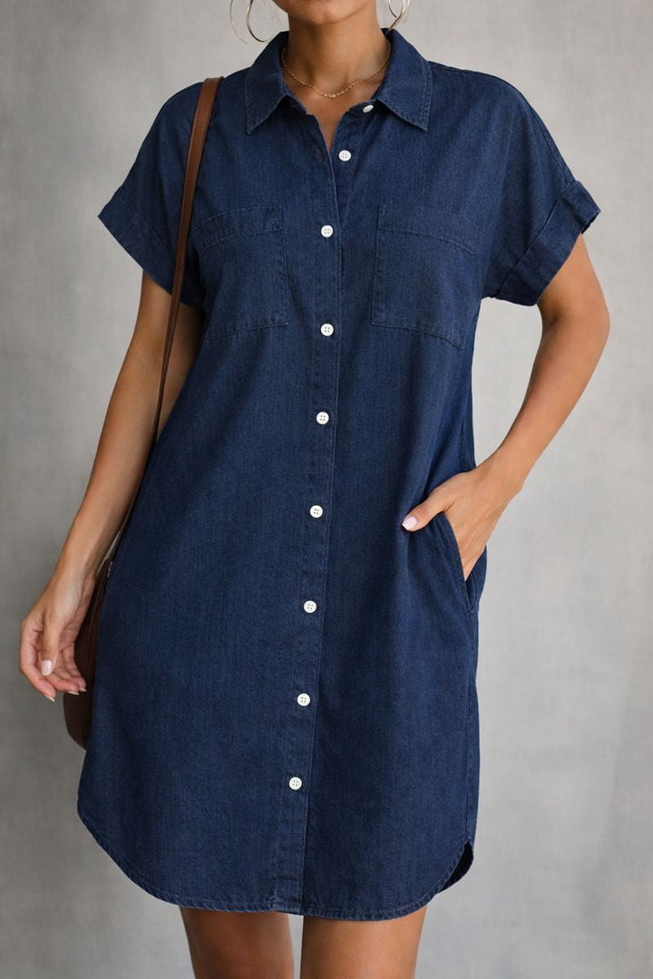 Francesca | Dames Denim Jurk Casual