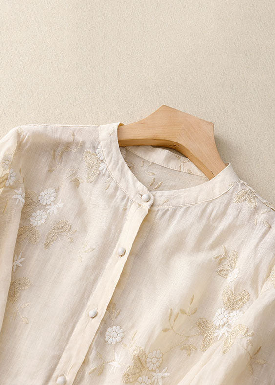 Kourtney™ | Chic Blouse met Bloemaccenten