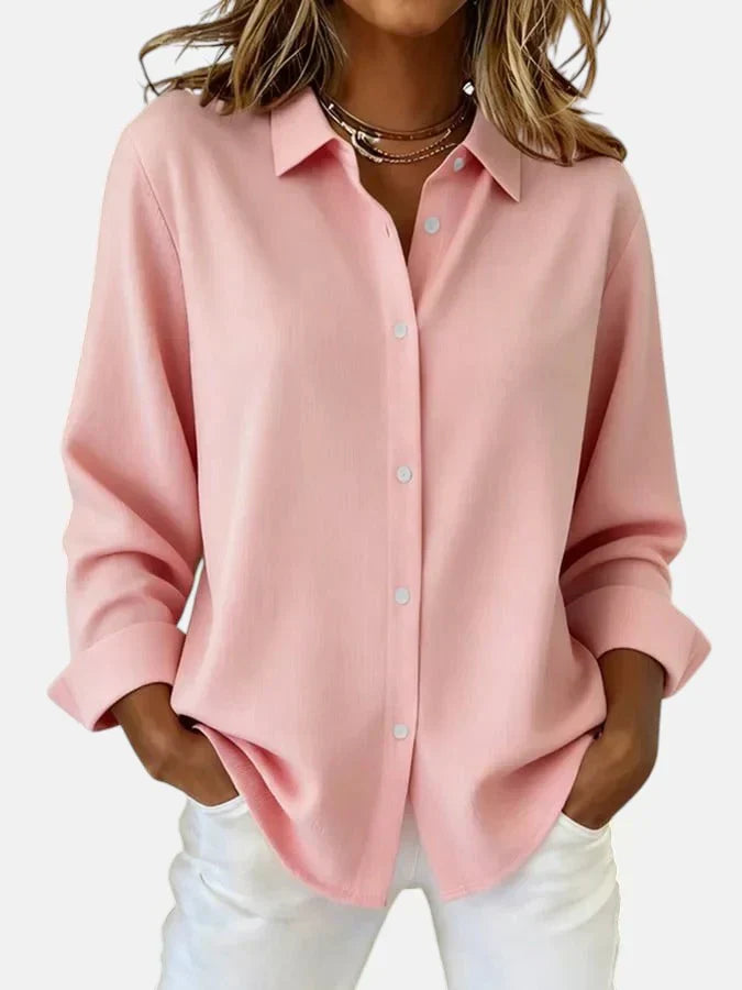 Bella - Elegante Relaxed-Fit Blouse voor Elke Gelegenheid