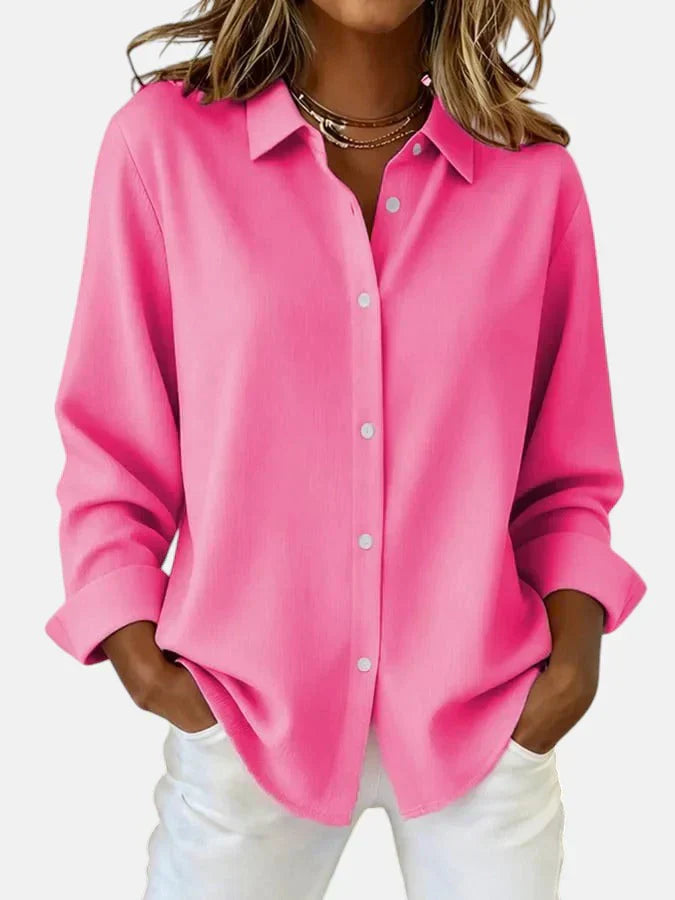 Bella - Elegante Relaxed-Fit Blouse voor Elke Gelegenheid