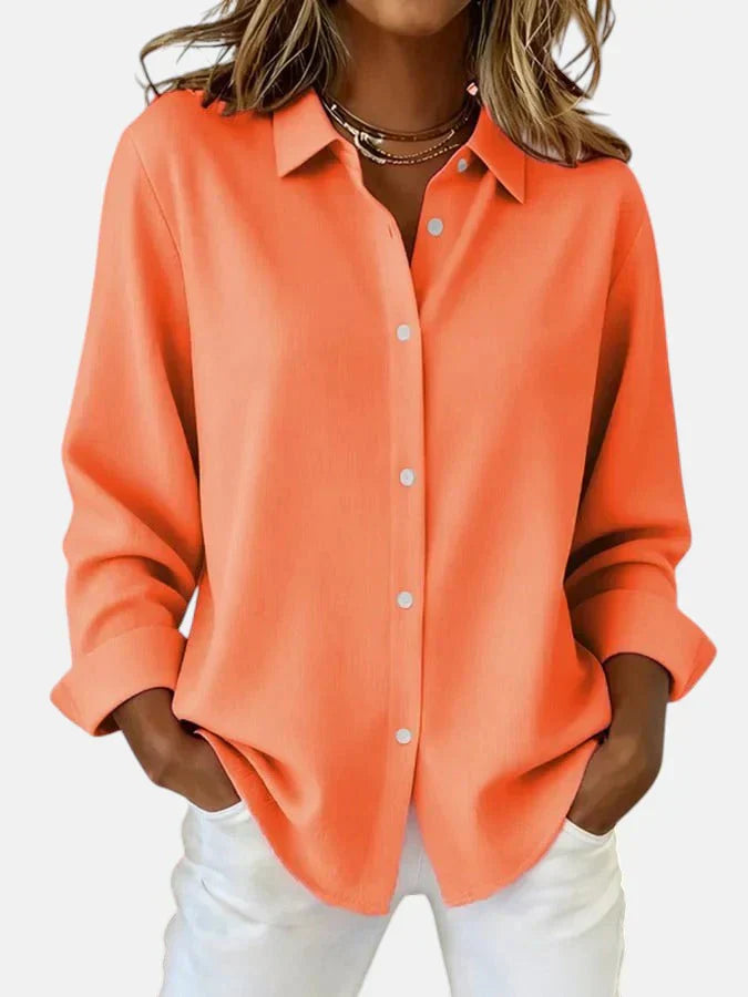 Bella - Elegante Relaxed-Fit Blouse voor Elke Gelegenheid