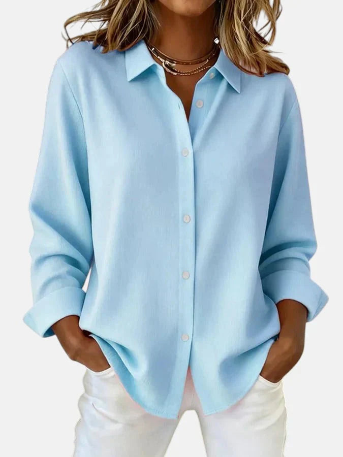 Bella - Elegante Relaxed-Fit Blouse voor Elke Gelegenheid