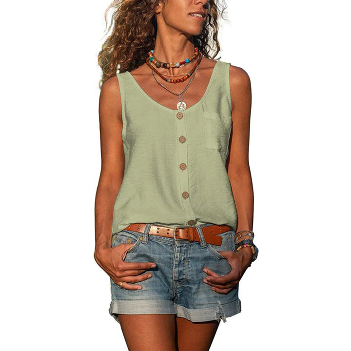 Gwen™ | Casual Mouwloos Top met Losse Pasvorm