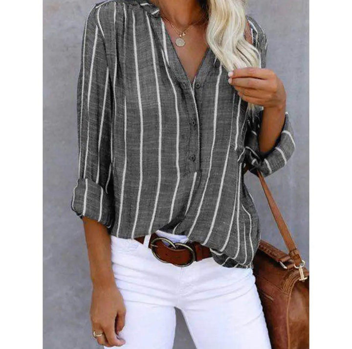 Candace™ | Gestreepte Casual Blouse
