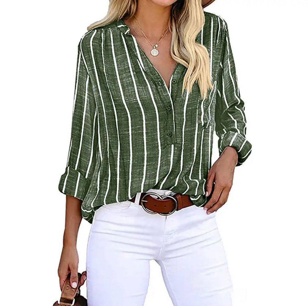 Candace™ | Gestreepte Casual Blouse