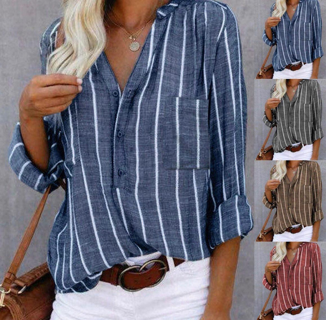 Candace™ | Gestreepte Casual Blouse