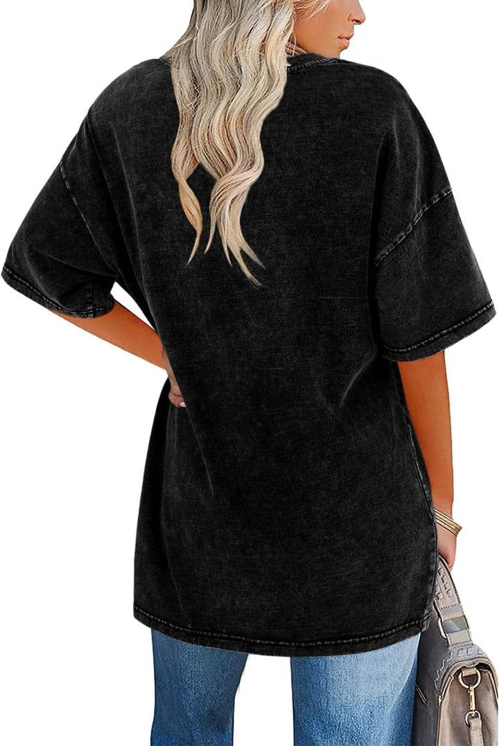 Frances™ | Dames Oversized Vintage T-Shirt